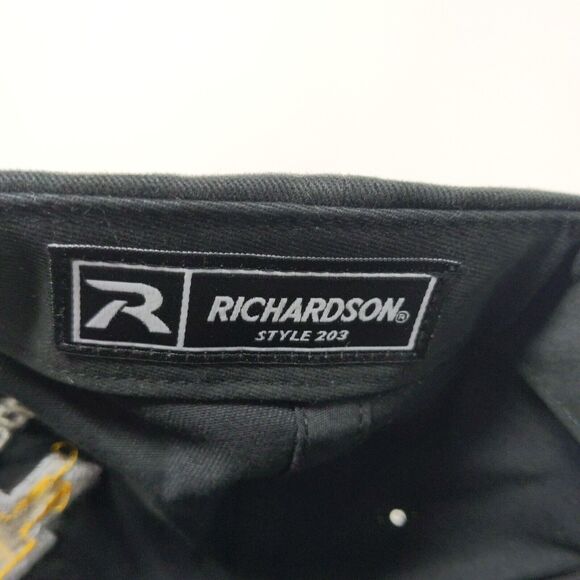 Chevrolet Strapback Hat Black Adjustable Winner's Circle Chevy Embroidered Logo - Picture 11 of 12